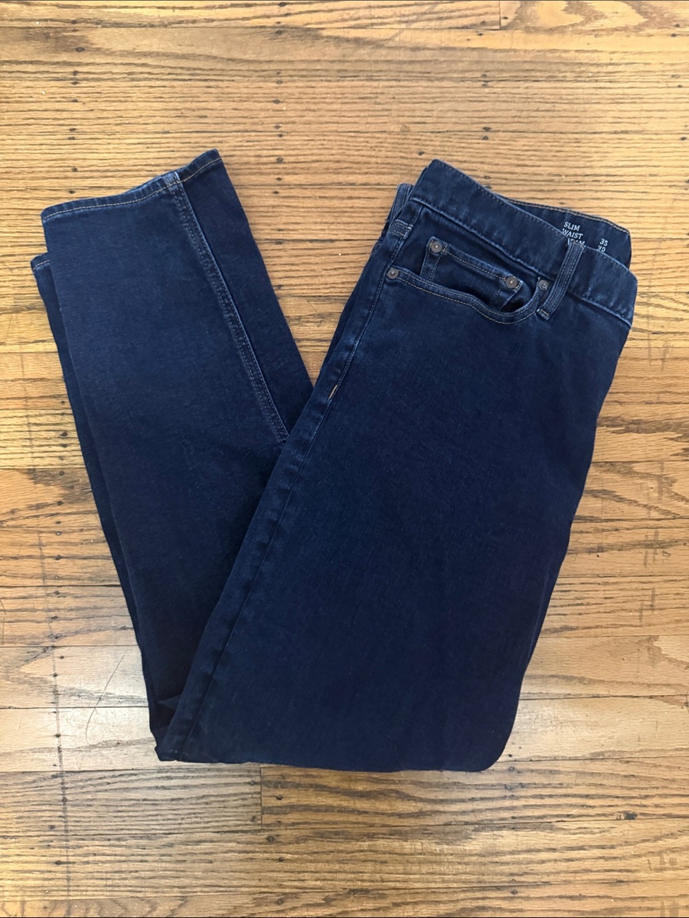 Banana Republic Men's Slim Jeans in Dark Blue Denim 35x30